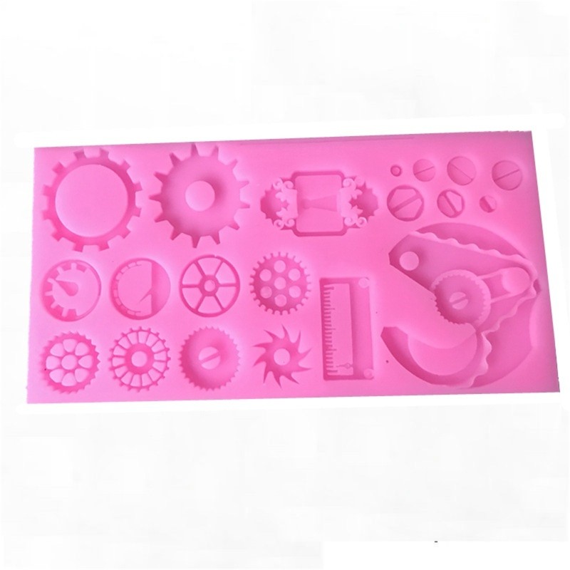 Silicone Mold for Baking Steampunk Chocolate Making Mould for Birthday Decor gallery
