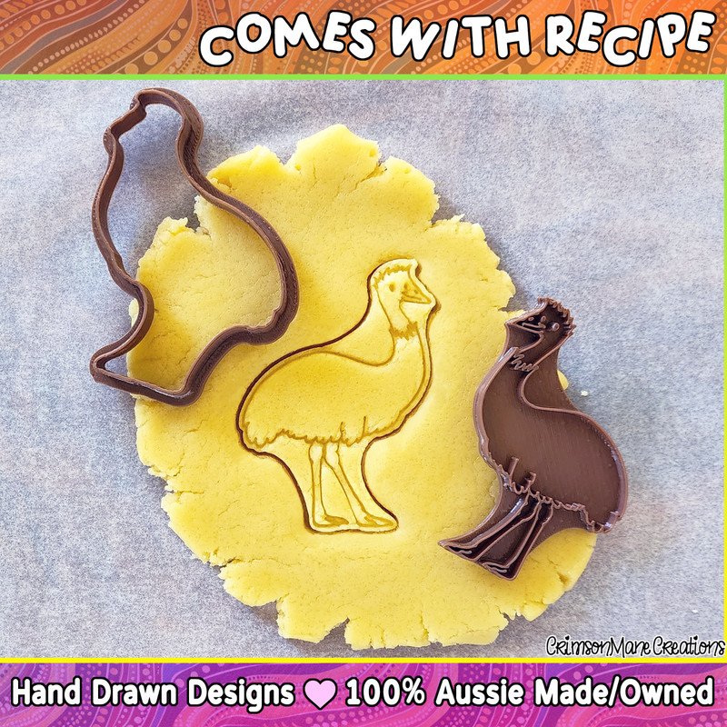 Emu Cookie Cutter Cute Australian Bird Aussie Animal Baking Supply Fondant Tool gallery