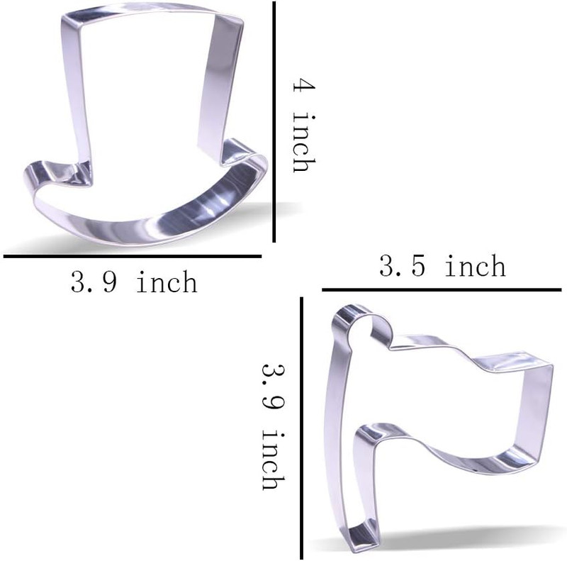 4th of July Cookie Cutter Set - 8 Piece - Stainless Steel gallery