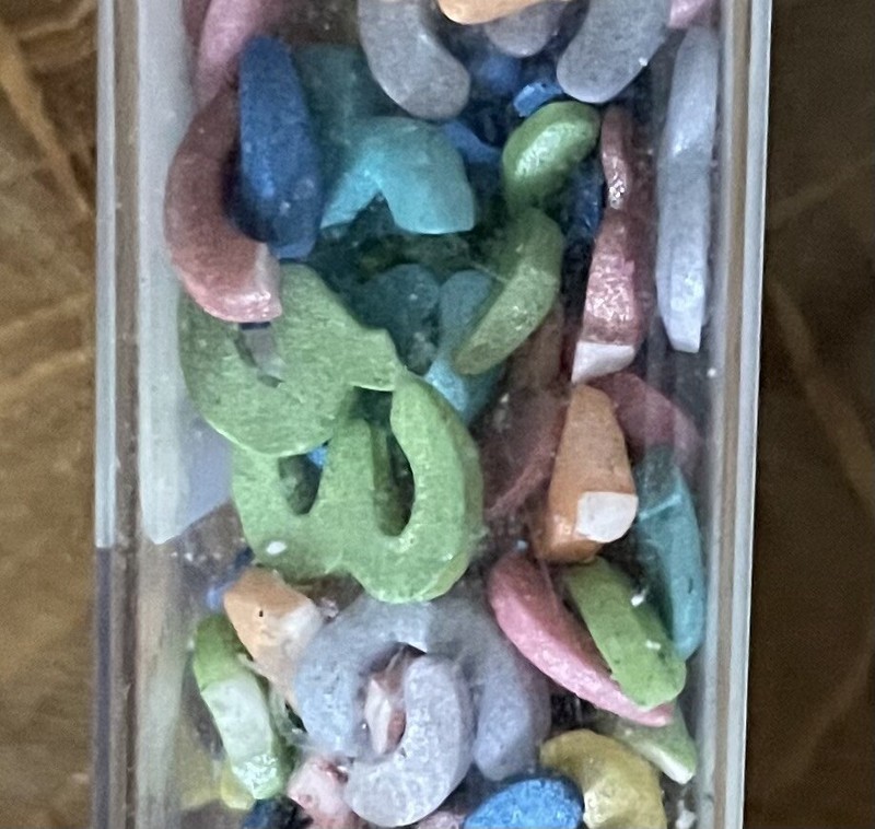ChocoMaker Number 3 Sugar Shapes (Edible Bakery Sprinkles) .75 Oz