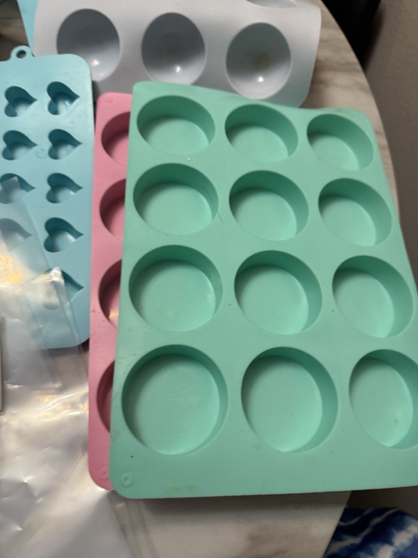 silicone baking molds lot