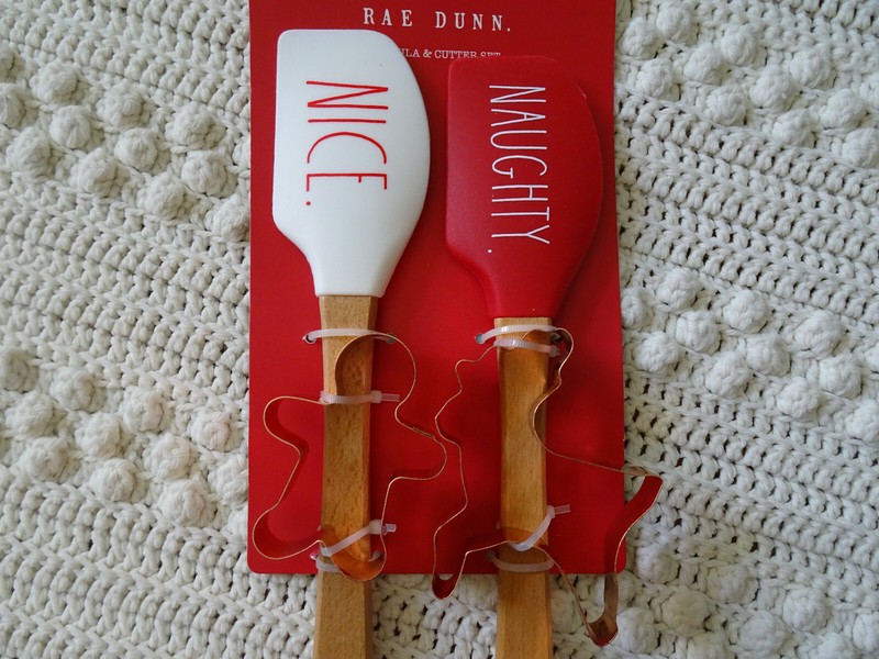Rae Dunn CHRISTMAS 4 set: 2 Spatula & 2 Cookie Cutter sets YOU CHOOSE
