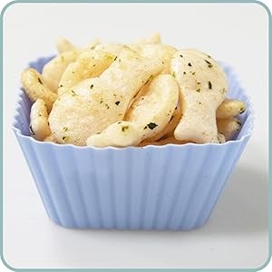 Silicone Cupcake Liners Lunch Box Dividers，Non-Stick Silicone Muffin Cups, gallery