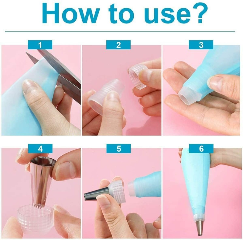 32+ Pc Set Cake Decorating Supplies Icing Nozzles Russian Piping Tips Holiday 💖 gallery