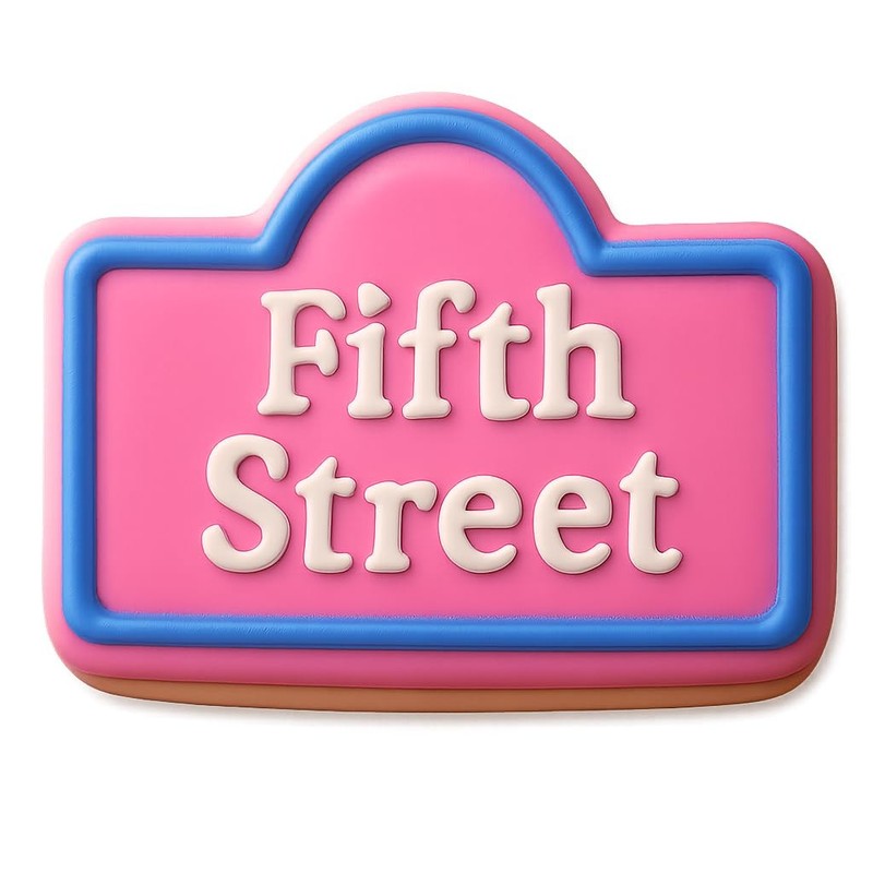 Fifth Street Cafe Cookie Cutter & Stamp, Fondant & Clay Cutter - 4x3.1" gallery