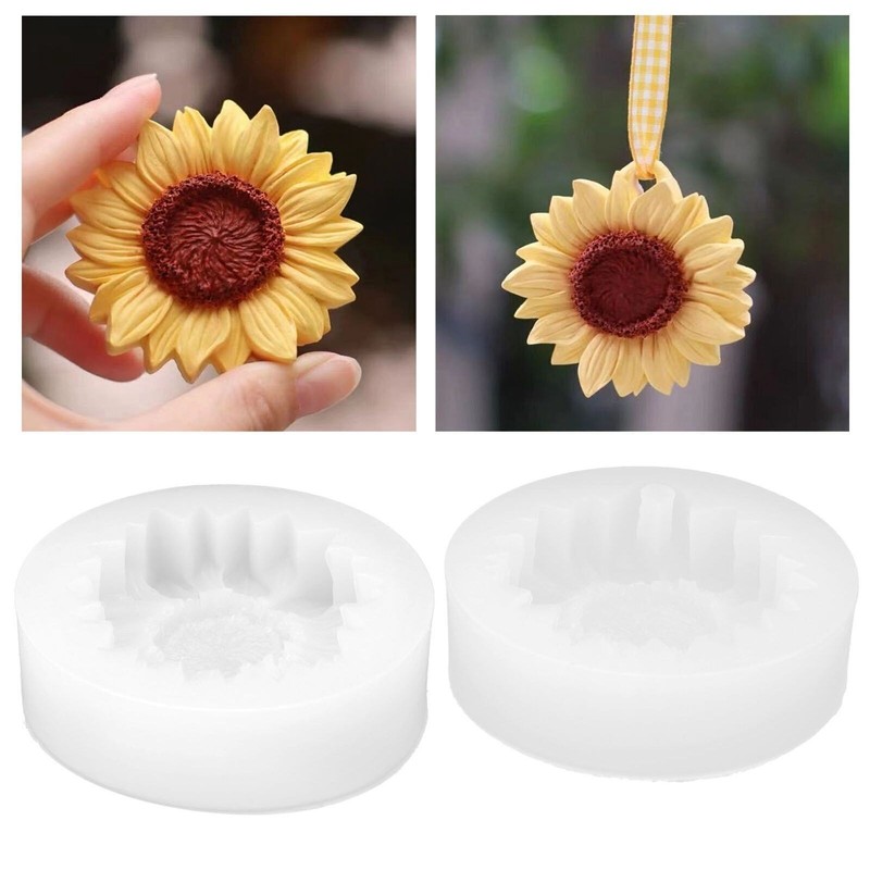 Sunflower Cake Fondant Molds Flower Fondant Cake Baking Molds for Baby Shower gallery
