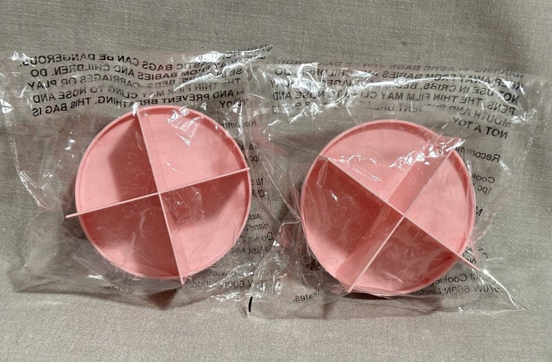 2 X Crumbl Cookies Cookie Cutter Brand New Pink 4 Way Cutter Crumble gallery