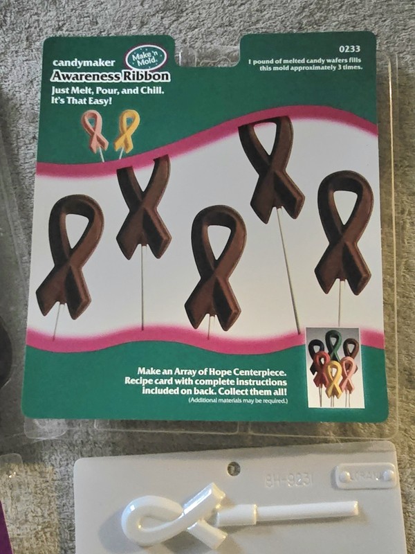Awareness Ribbon Chocolate & Candy Molds (Lot Of 4) gallery