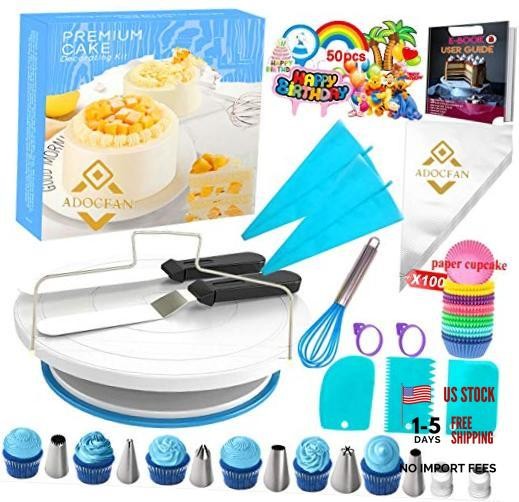 Cake Decorating Supplies,Baking Utensils Set and Bakery Tools Kit, Baking 211PC