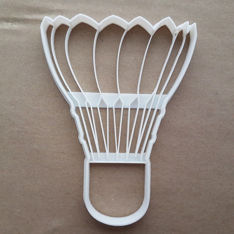 Shuttlecock Badminton Sport Shape Cookie Cutter Dough Biscuit Fondant Sharp gallery
