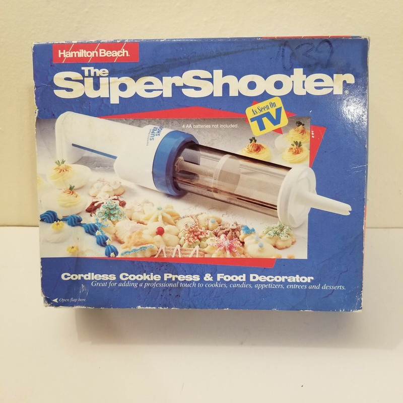 Super Shooter Cordless Cookie Press Hamilton Beach FOR PARTS ONLY! Not working! gallery