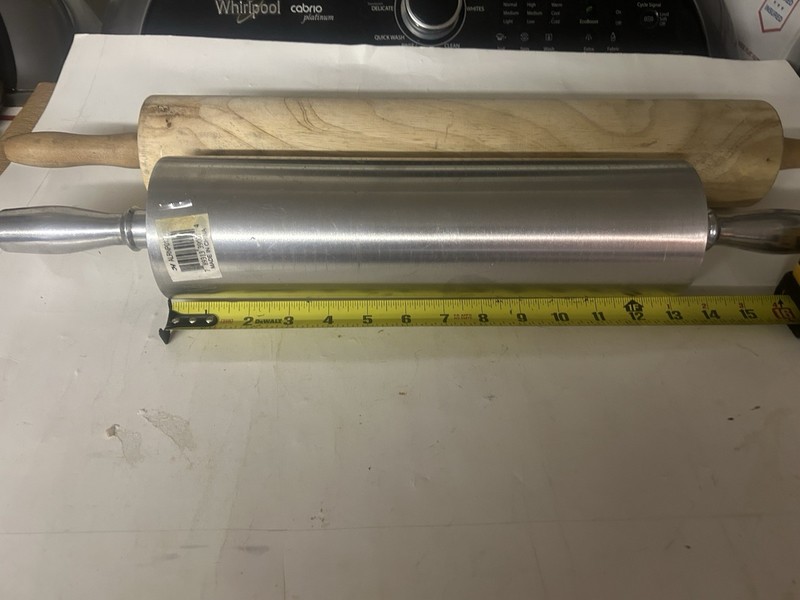 2 Aluminum & Wooden Rolling Pin gallery