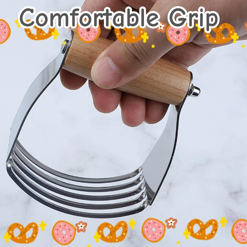 1 PCS Pastry Cutter Stainless Steel Butter Cutter Flour Mixer for Home Baking... gallery