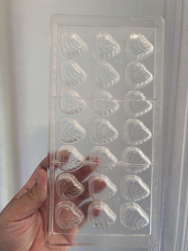 Polycarbonate Chocolate Candy Molds - Leaf Shape