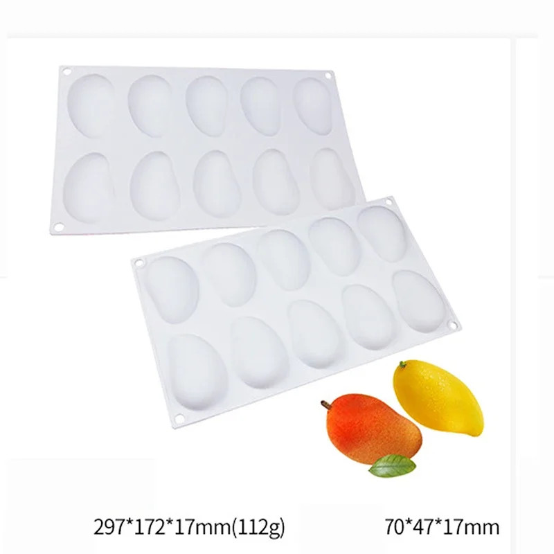 Mousse Cake Mold Fruit Series Mango Pear Baking Silicone Dessert Non Stick Clean gallery