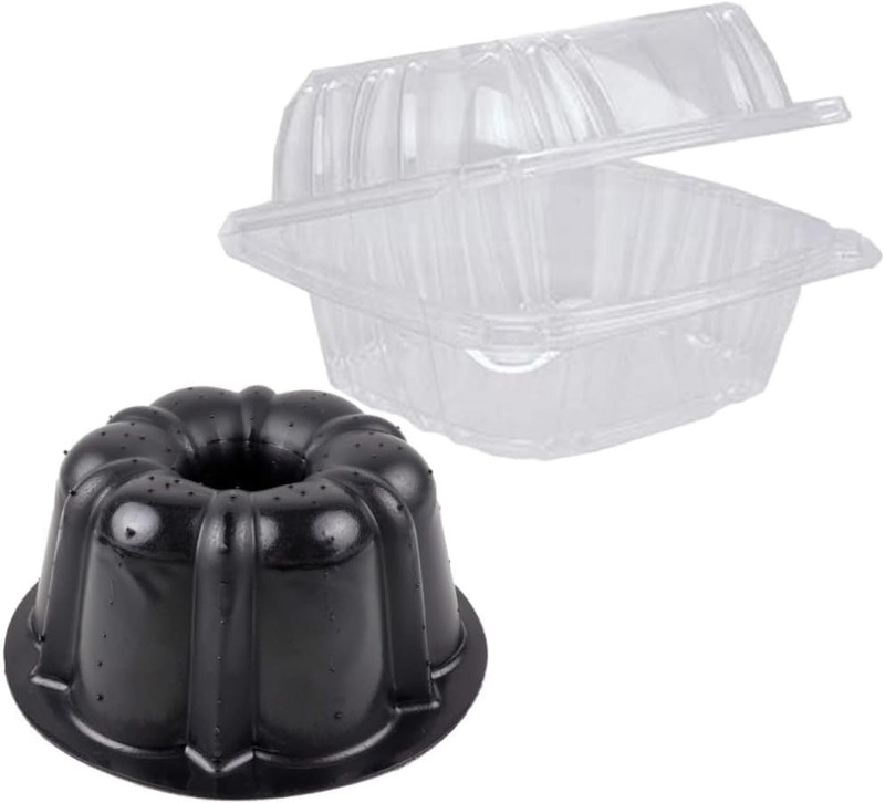 Polystyrene Hind-Lid Container 6 Inch Wide x 3.1 Inch High for gallery
