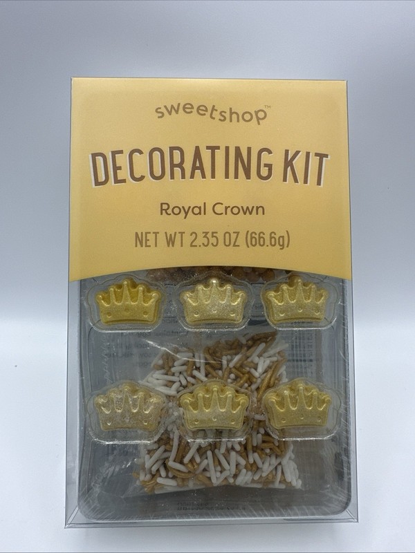 Sweetshop Decorating Kit Royal Crown
