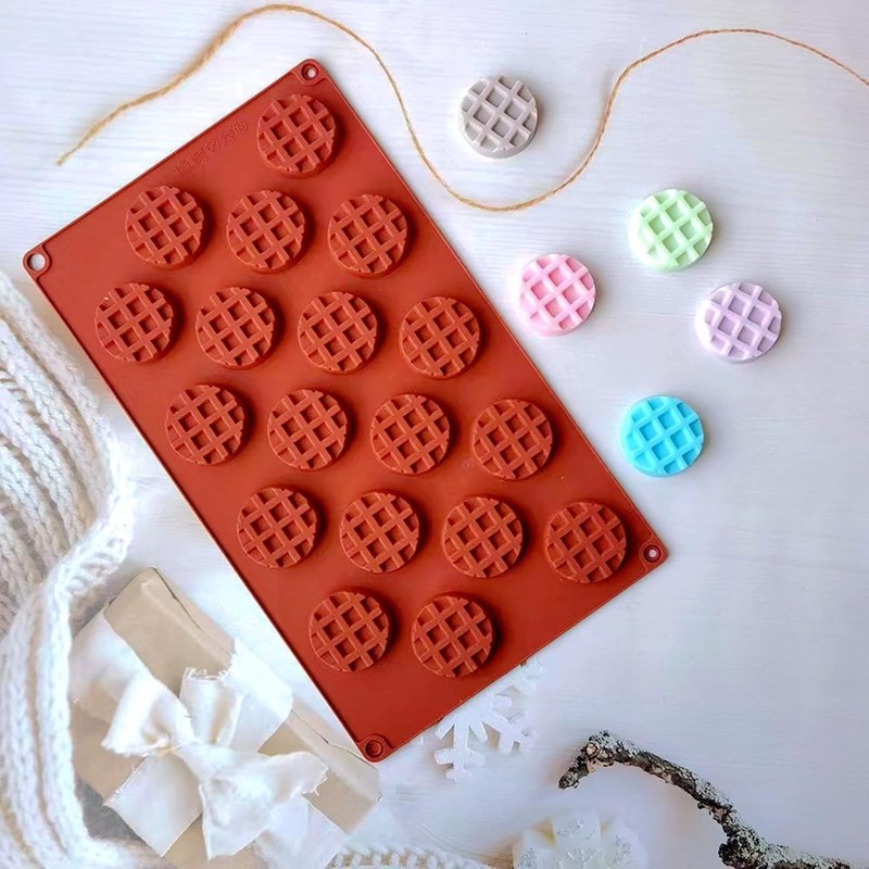 Quality 2PCS Silicone Waffle Molds, Non-Stick & Heat Resistant for All Desserts gallery