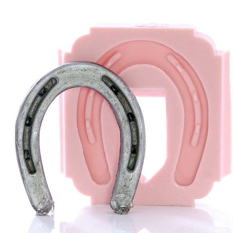 Silicone Horse Shoe Mold Soap Fondant Chocolate Clay Matte Resin Mold (936