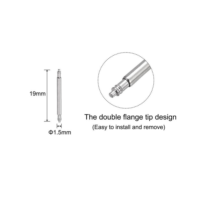 200pcs watch strap connection pin for 17mm watch strap lacing gallery
