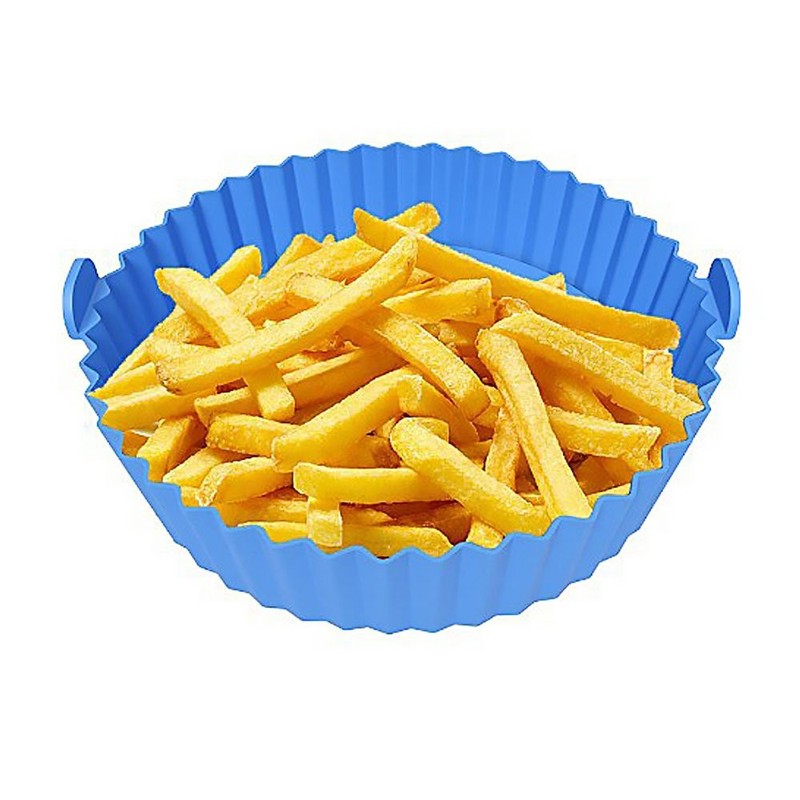 Air Fryer Silicone Pot Pad Oven Baking Tray + Non-Stick Pad Mat Basket JQ gallery