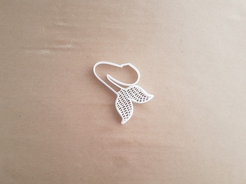 Mermaid Tail Pattern Myth Shape Cookie Cutter Dough Biscuit Pastry Fondant Stamp gallery