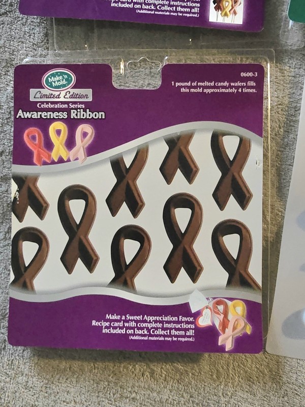 Awareness Ribbon Chocolate & Candy Molds (Lot Of 4) gallery