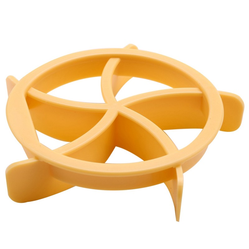 2X Plastic Pastry Cutter Dough Cookie Press Homemade Bread Rolls Stamp9102 gallery