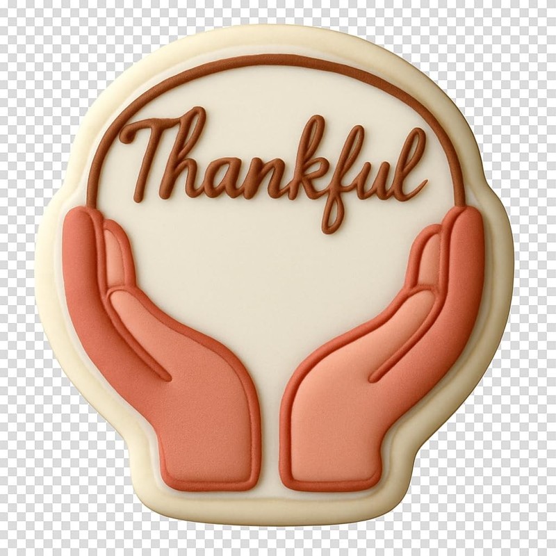 Thankful Hands Cookie Cutter - 4x3.9" Creative Kitchen Baking Set gallery