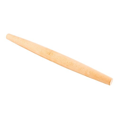 Pastry Tek 15 Inch French Rolling Pin, 1 Tapered Rolling Pin For Baking - Solid, gallery