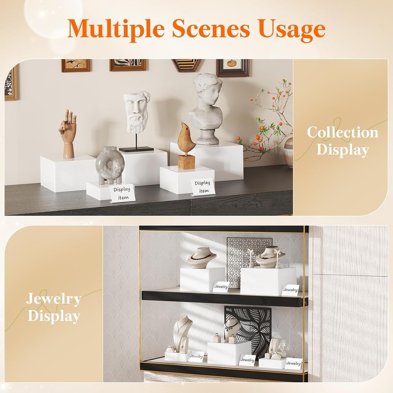 5 PCS Buffet Risers & Stands Up to 25 cm/10" Food Risers Buffet Table Catering gallery