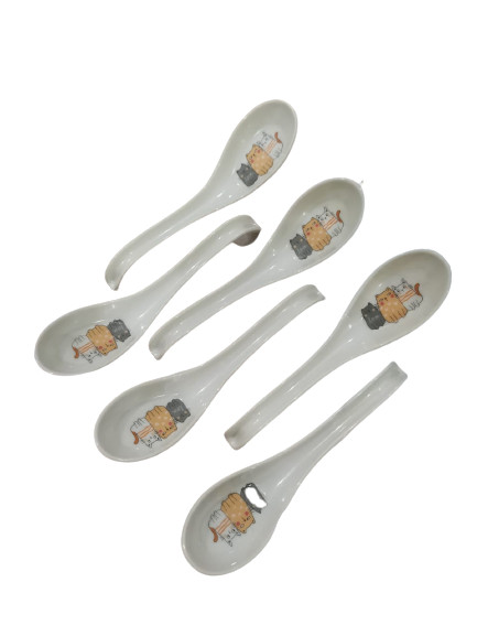 Melamine Ware Soup Spoon (6pcs/pack)