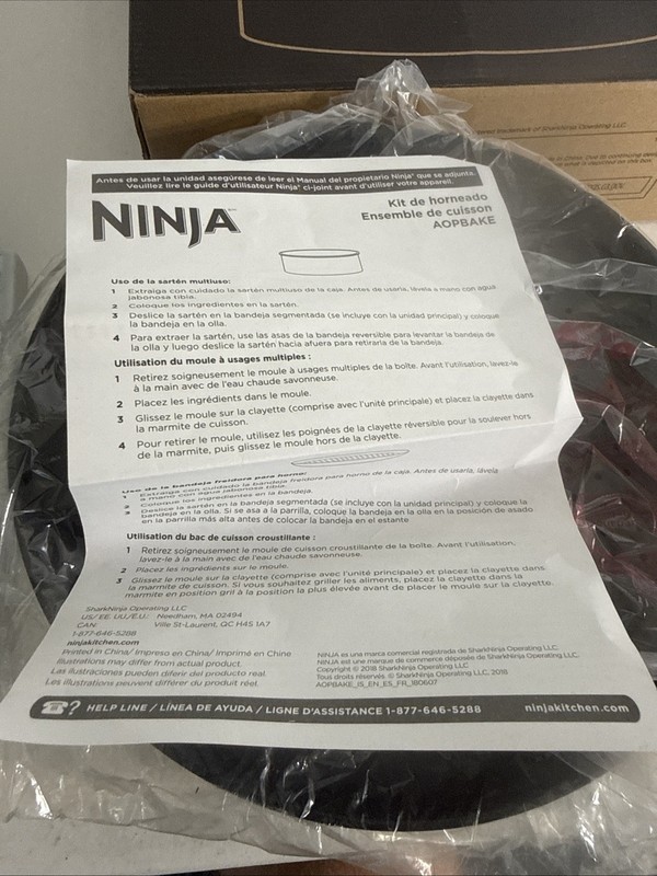 Ninja Bake Pan & Pizza Pan (AOPBAKEBRN) for OP300 & OP400 Series *NEW* gallery