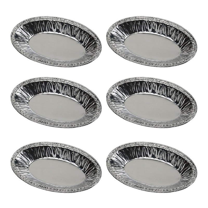 250 Pcs Oval Reusable Cups Foil Cups Tart Baking Molds for Cooking
