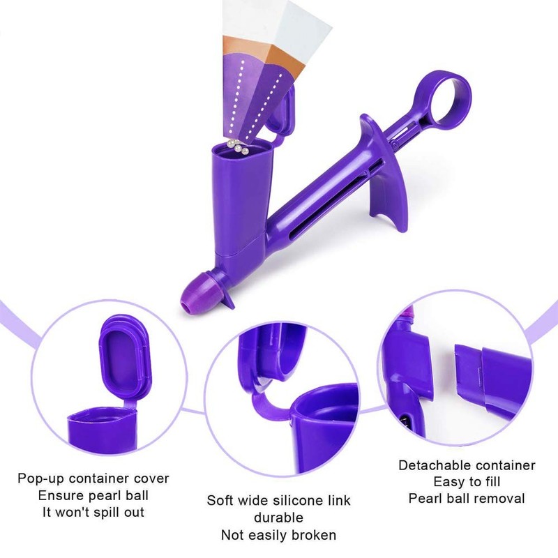 Plastic Pearl Applicator 2 Pack 2 Sizes Edible Fondant Cake Decorating Tool gallery