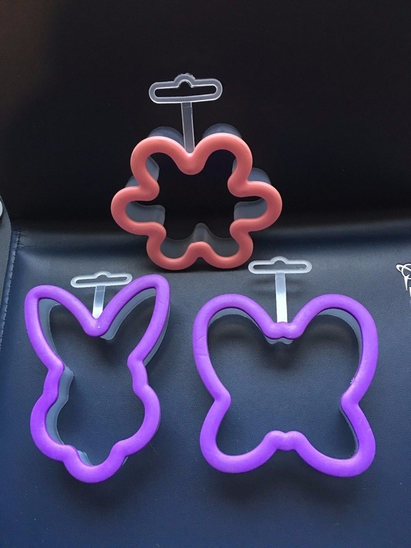 Cookie Cutter Butterfly Flower & Bunny Comfort Grip Lot VA-16