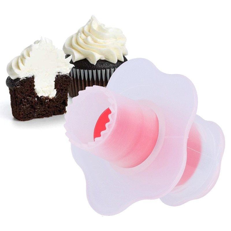 Hot Cupcake Corer Plunger Cake Core Remover Cream Jam Filling Decorating For gallery