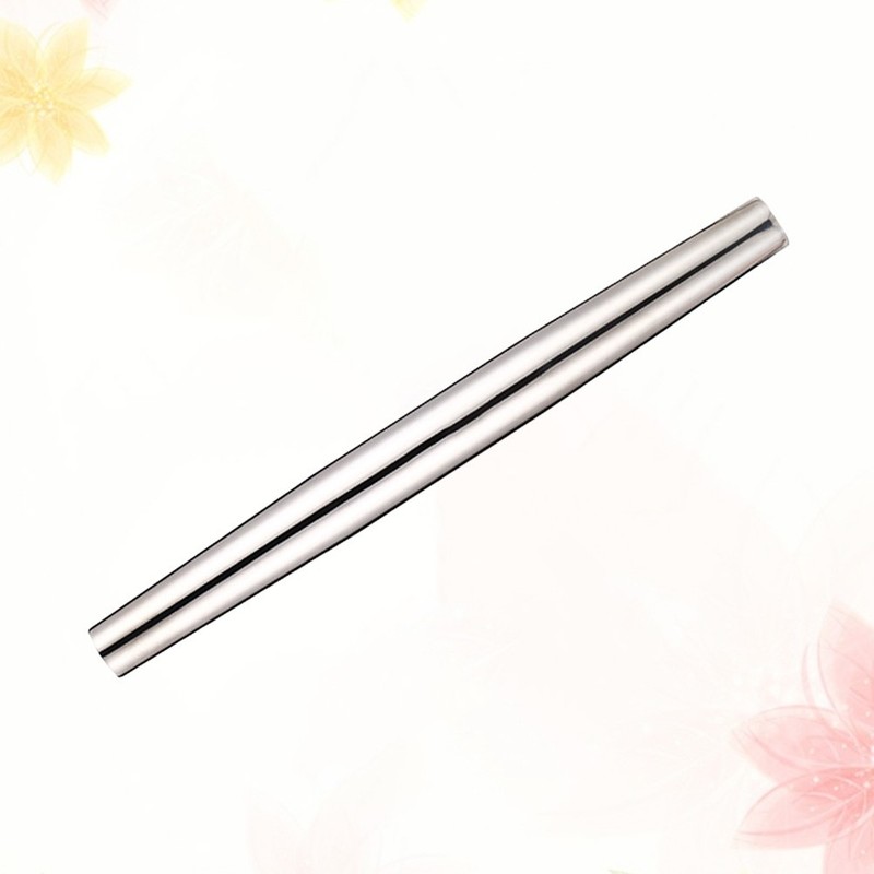 304 Stainless Steel Pointed Roller Baking Rolling Pin Household Nonstick gallery