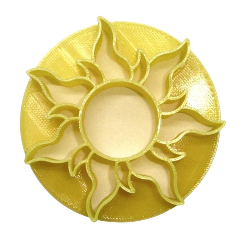 SUN DESIGN CONCHA CUTTER MEXICAN SWEET BREAD STAMP MADE IN USA PR4829