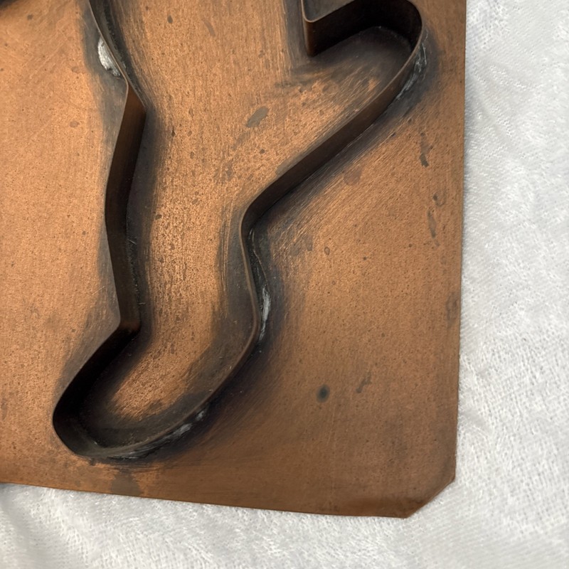 Pfaltzgraff Copper Cookie Cutter Ginger Dog Village Coppersmith USA Scottie gallery