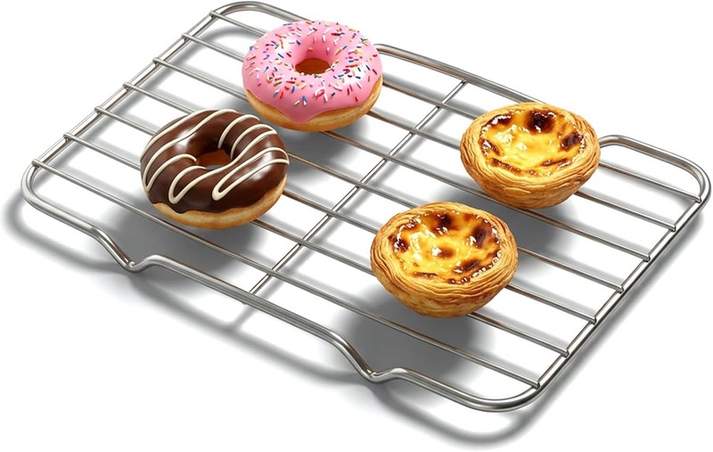 Small Cooling Rack, Stainless Steel Small Wire Rack for Cooking, Heavy Duty