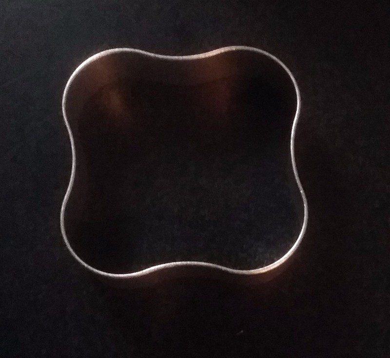 PILLOW CURVED SQUARE BISCUIT CUTTER SEAMLESS COOKIE CLAY CRAFT CAKE DECORATING
