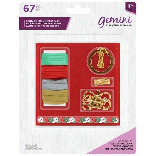 New GEMINI FESTIVE EMBELLISHMENT PACK | SET OF 67
