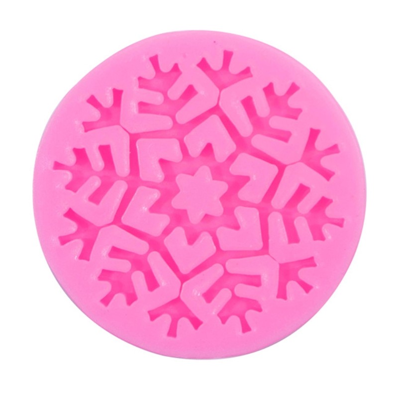 Snowflake Silicone Mold Silicone Fondant Mould for Cake Baking Making gallery