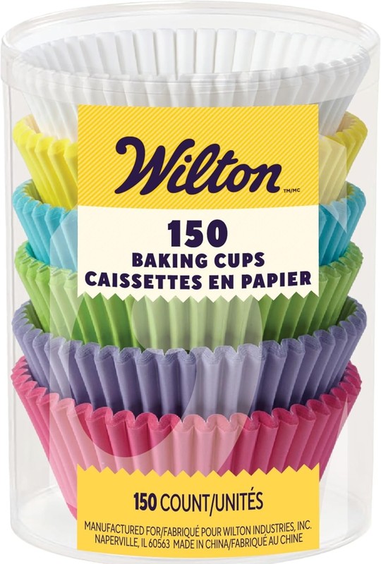 Bakecups Multicolor Pack of 150 Disposale Cupcake Liners Muffin Wrappers gallery