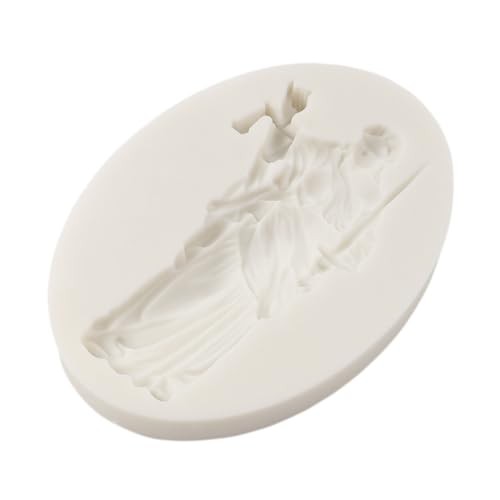 Ancient Greek Mythology Goddess Silicone Fondant Mold for Cake Style D gallery