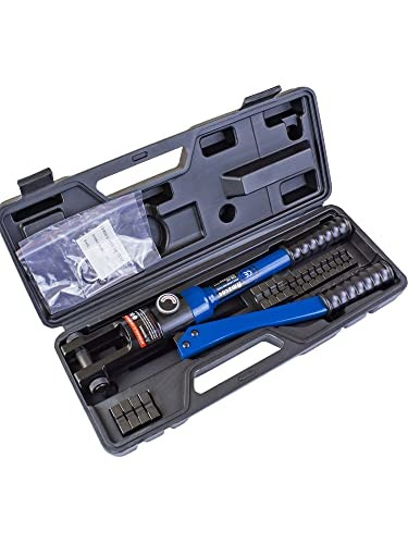 12 Ton Hydraulic Crimping Tool with 9 Standard Standard US 8AWG to 4/0AWG gallery