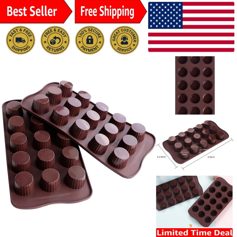 Temperature-Tolerant Silicone Molds for Various Treats – 2-Pack, Flexible Design
