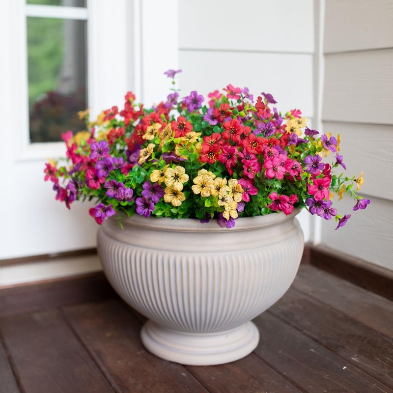 5 inches (D) x 4 (W) x 5 (H), Mix Pink Red Purple Yellow gallery