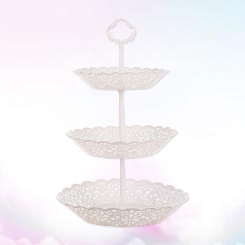 Three Tier Cake Display Stand Plate For Afternoon Tea Party Wedding Decor gallery